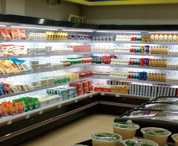 異型轉角風幕柜